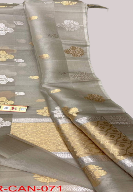 Pure Biege Saree