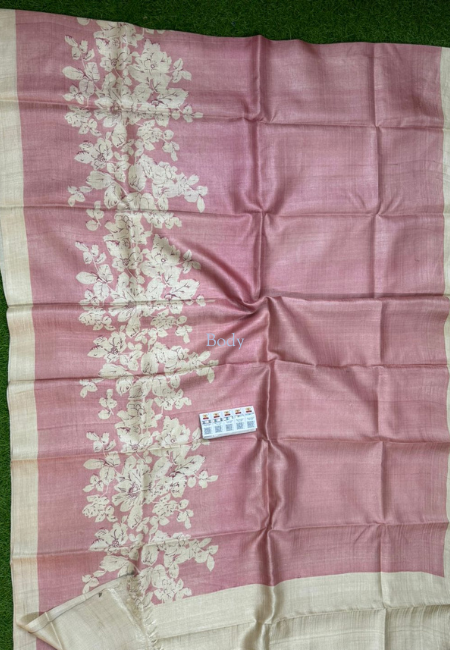 Pure Tussur Silk Saree