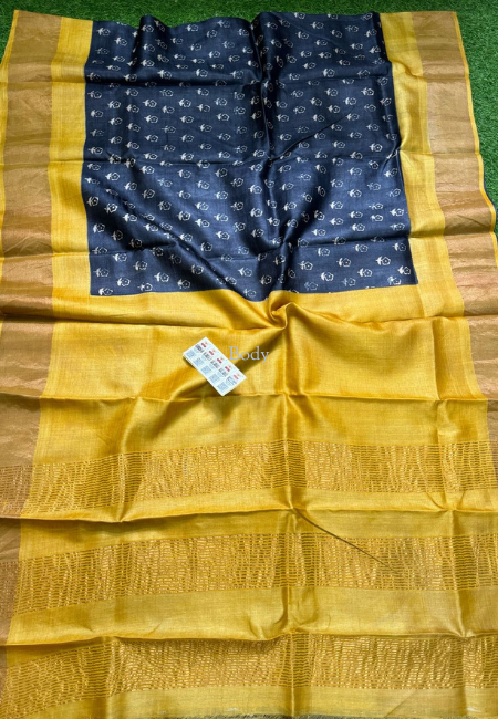 Pure Tussur Silk Saree