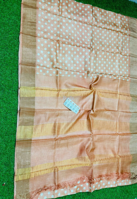 Pure Tussur Silk Saree