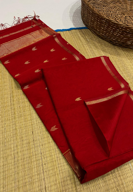 PURE MAHESHWARI COTTON SILK SAREE